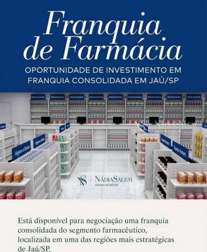 Farmácia Franquiada a Venda  Jaú